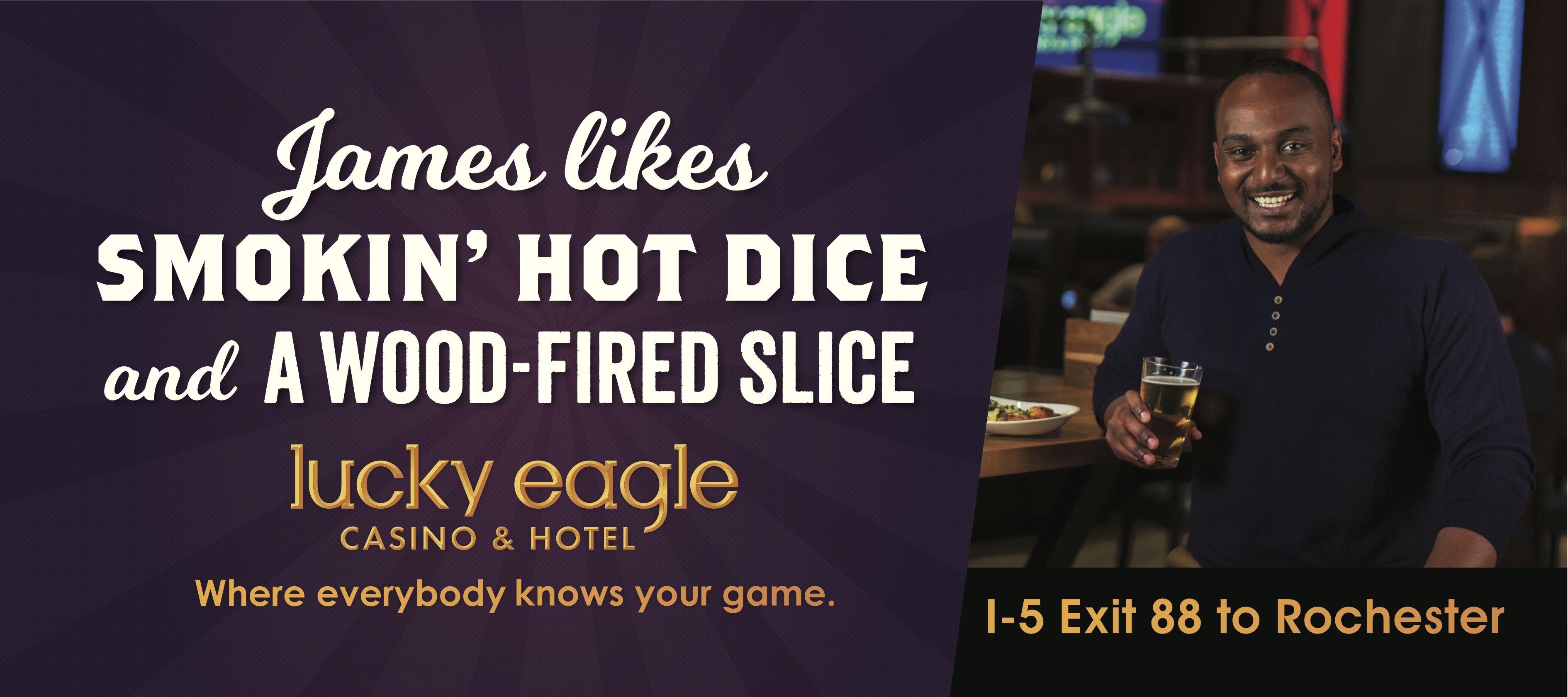 Lucky Eagle: James Billboard