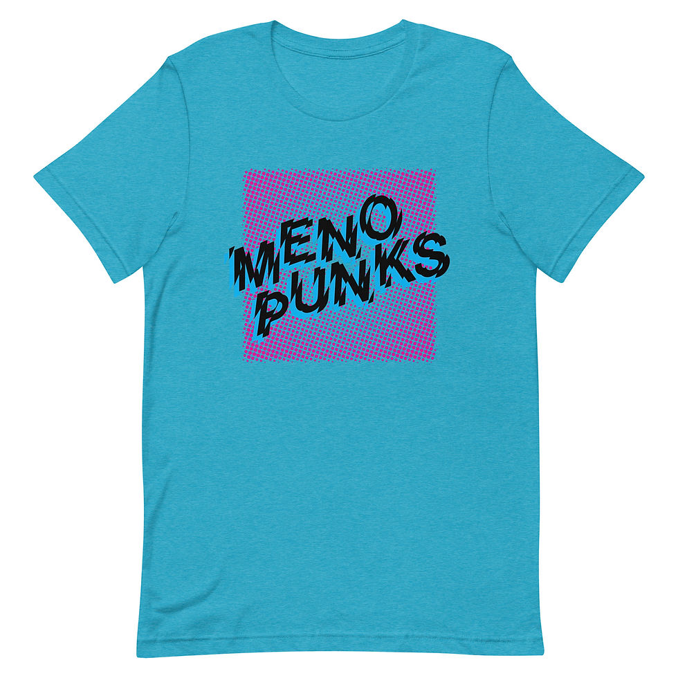 Thumbnail: MENOPUNKS TRANSPARENT LOGO UNISEX T