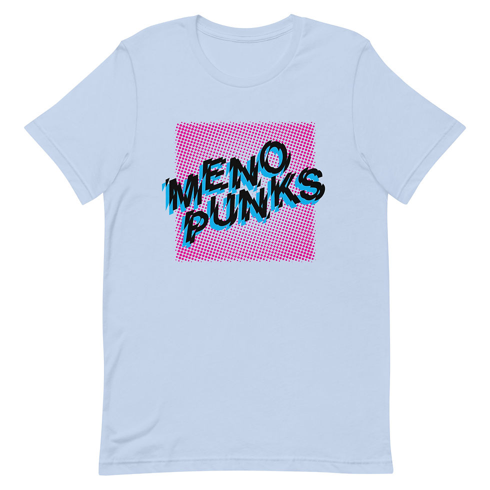 Thumbnail: MENOPUNKS TRANSPARENT LOGO UNISEX T
