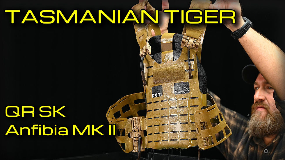 Bereit für den nächsten Tauchgang? TASMANIAN TIGER - Plate Carrier QR SK Anfibia MK II