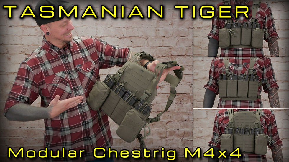 Tasmanian Tiger - Modular Chest Rig 4XM4 - Ordentlich Feuerkraft für anspruchsvolle Einsätze