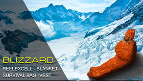 SAFEGUARD MEDICAL - BLIZZARD SURVIVAL BLANKET, BAG, BEANIE UND WESTE