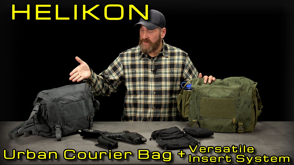 Ordnung ist das halbe Leben: Helikon Tex Urban Courier Bag Medium & Large + Versatile Insert System