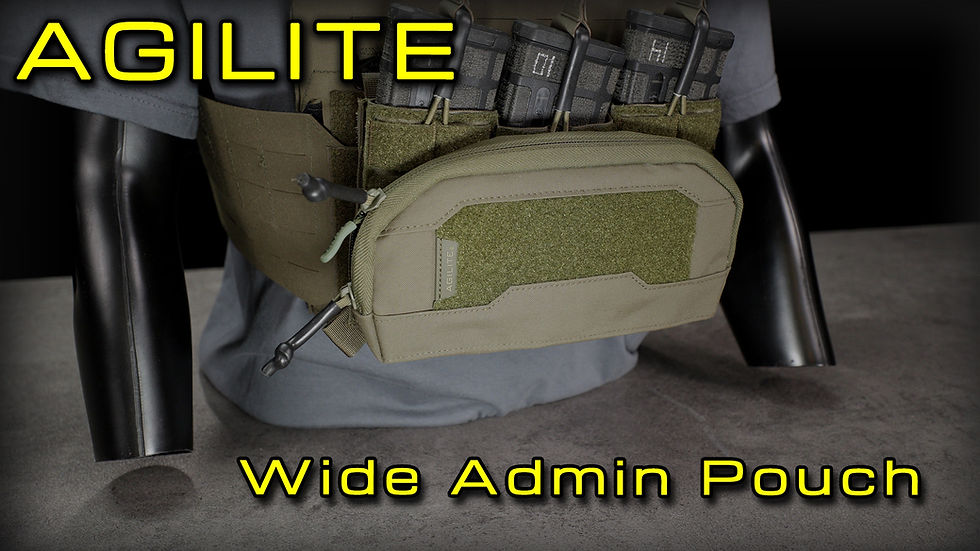 Endlich mehr Platz - Die Agilite Wide Admin Pouch