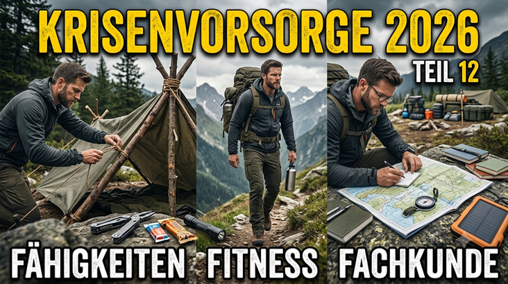 Krisenvorsorge 2026 - Teil 12 - Fähigkeiten, Fitness, Fachkunde