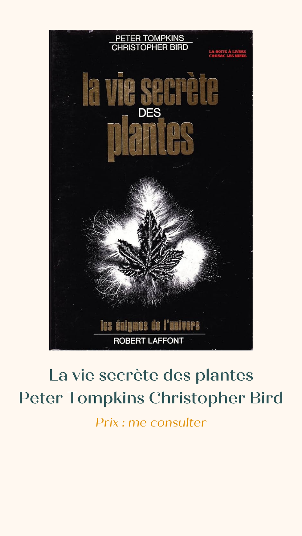 La vie secrète des plantes