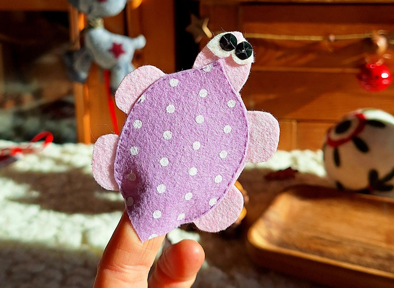 🐢Marionnettes à doigts en feutrine