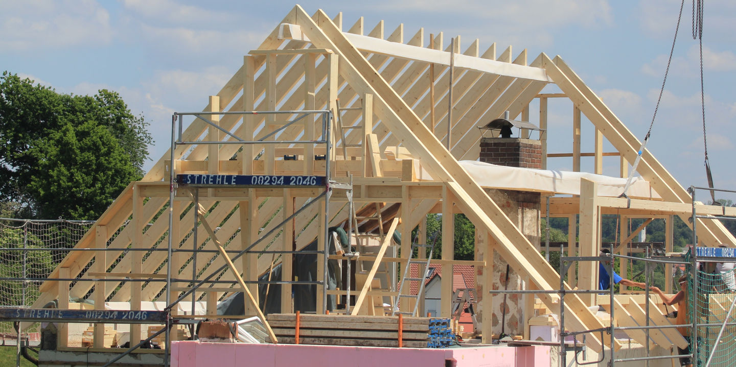 Dachstuhl_Zimmerei Hubert Assum_Schlipsheim_Augsburg