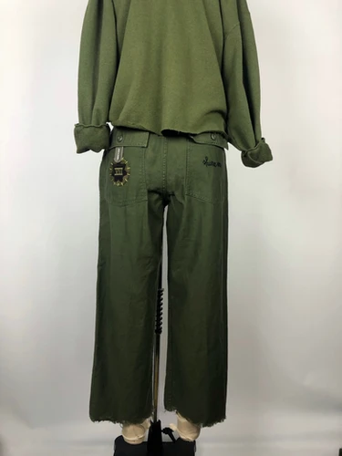 【PISCESS】Ribbon Knit Cargo Pants ★送料・関税込 PISCESS Ribbon Knit Cargo Pants - Brown | 하이츠스토어