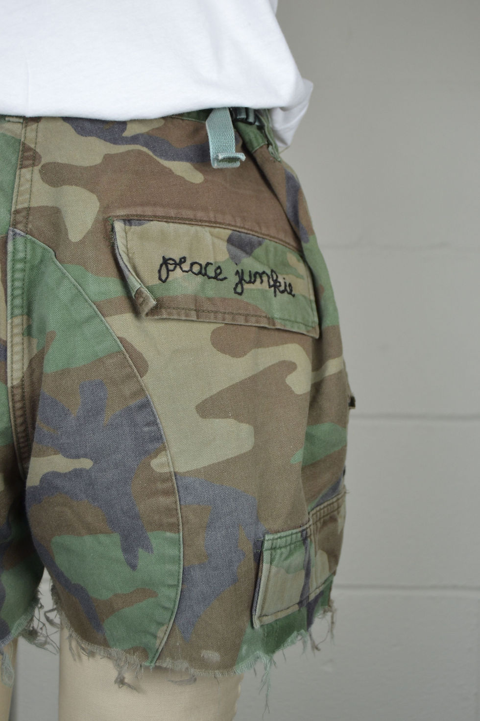 Thumbnail: All Patched Up Camo Cutoffs