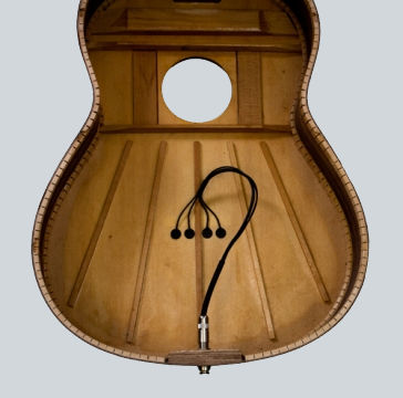 Thumbnail: K&K Sound Pure Classic + Volume Control Classical Guitar Pickup