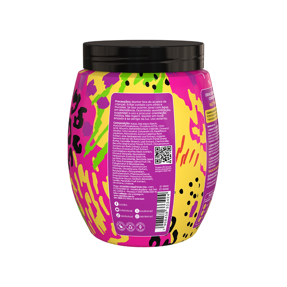 Miniatura: Crema para Peinar Salon Line 3en1 Pink Fatal 1kg