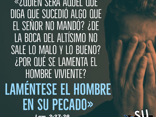 ¡MEJOR LAMÉNTESE EN SU PECADO!