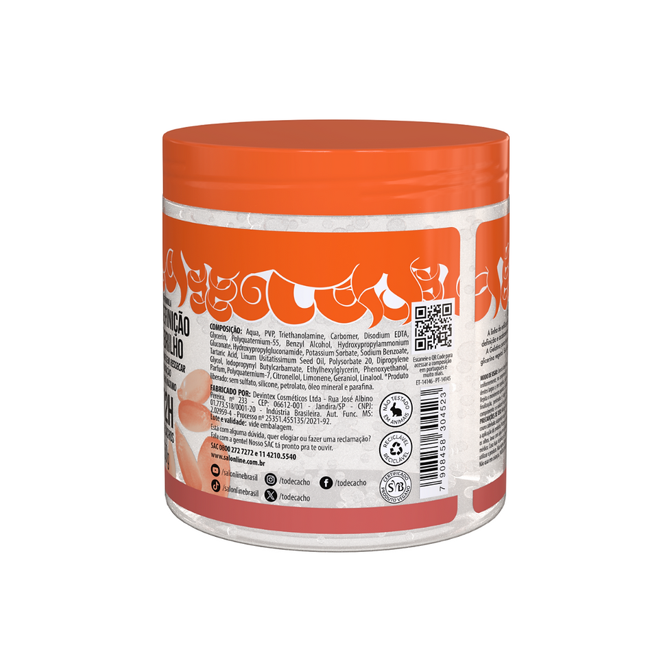 Miniatura: Gelatina Salon Line #To De Cacho Linaza 550gr