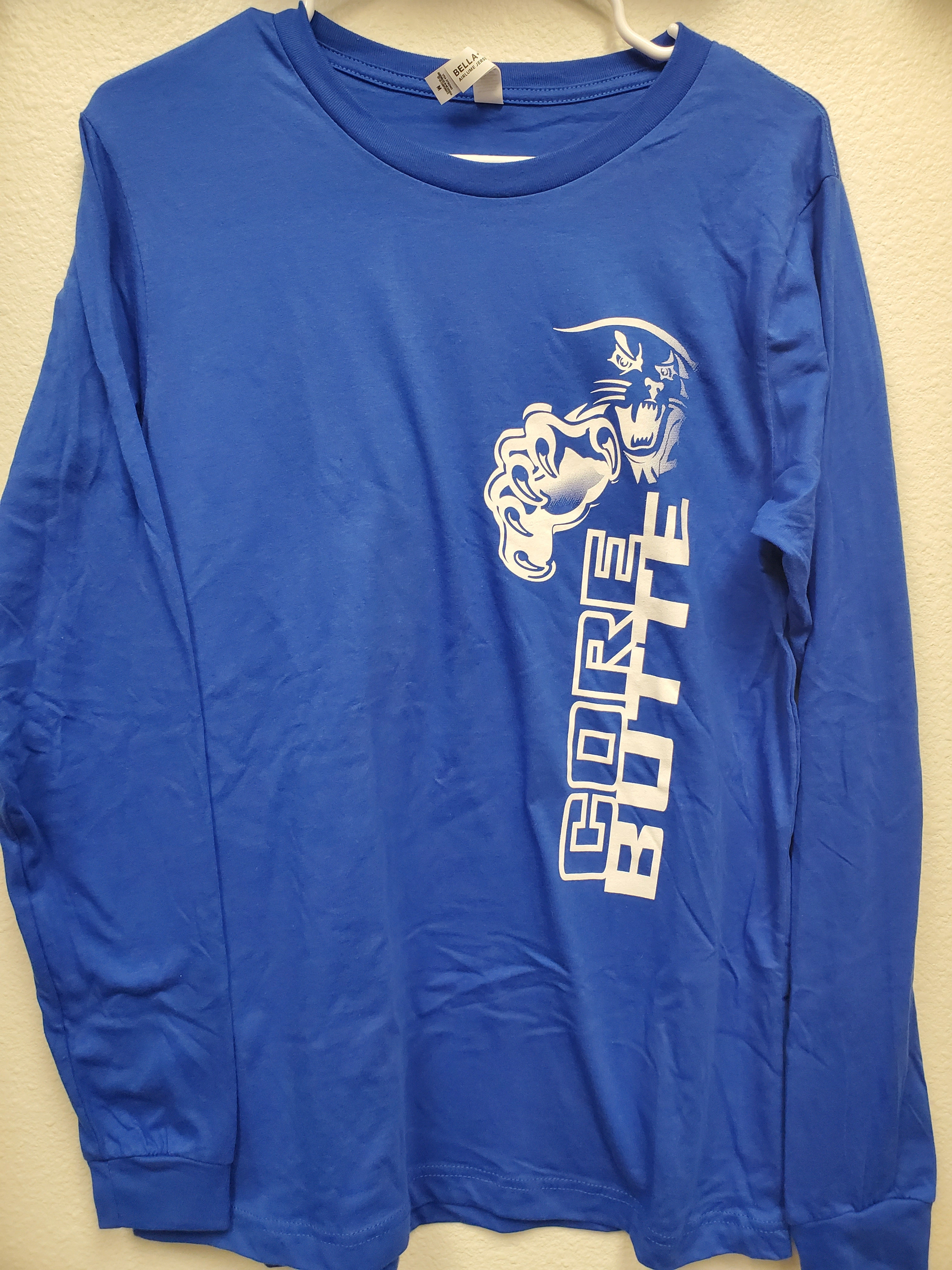 Long Sleeve Blue T-Shirt