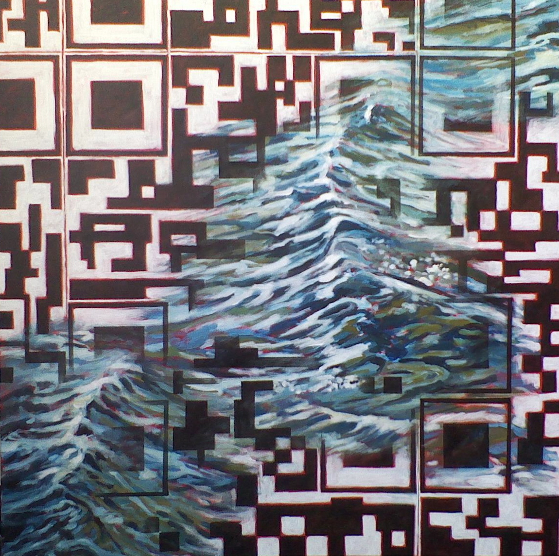 Nature/QR Code X (Water)