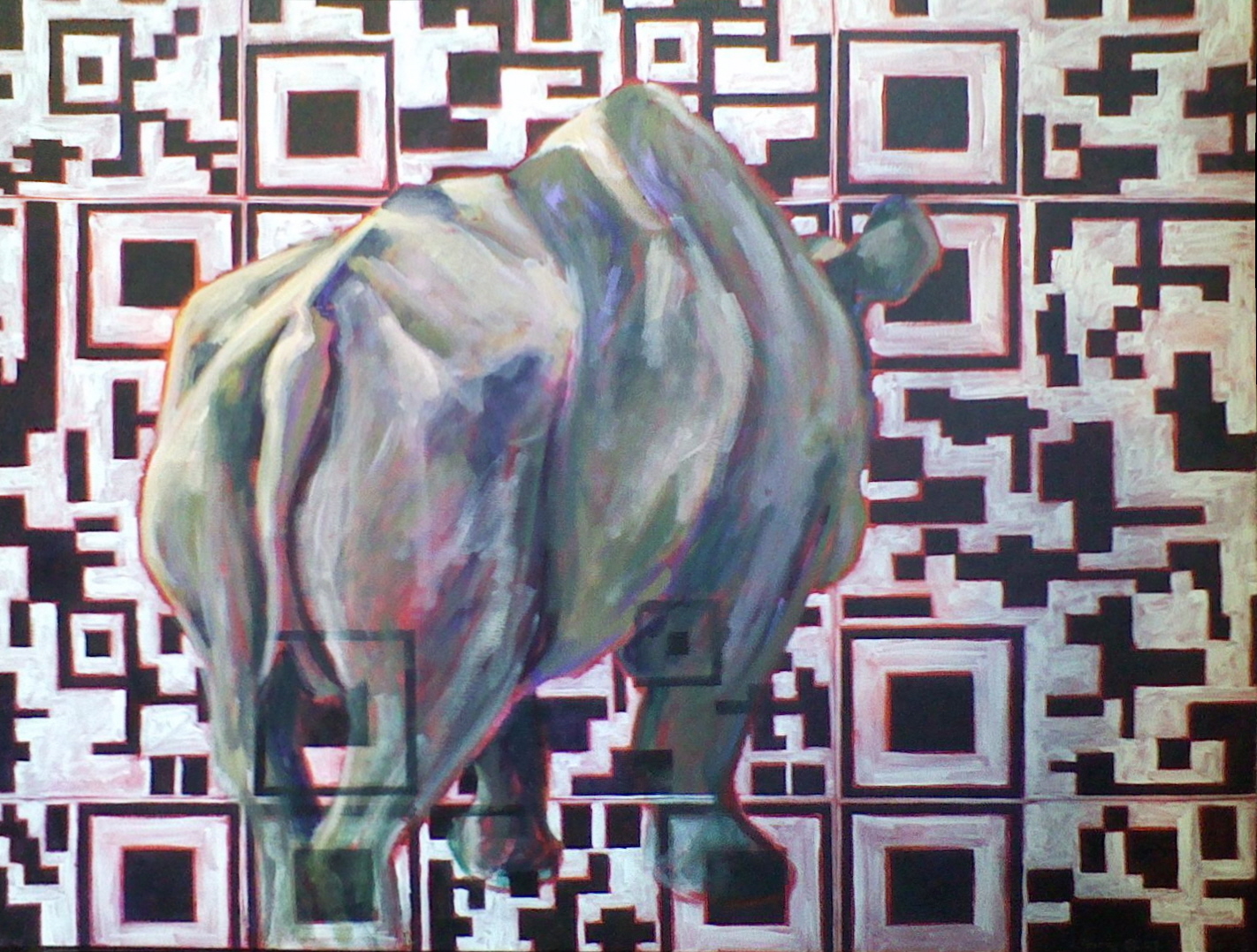 Nature/QR Code VII (Rhino)