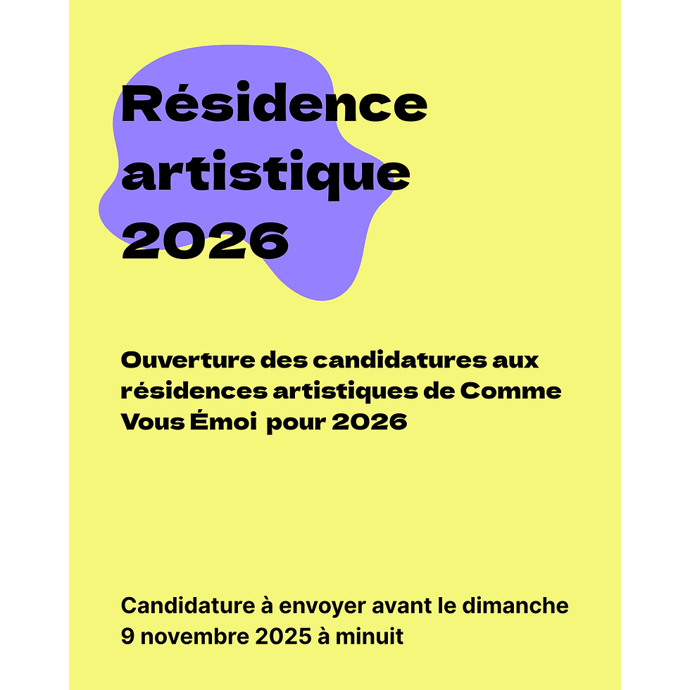 Appel à Résidences Artistiques 2026