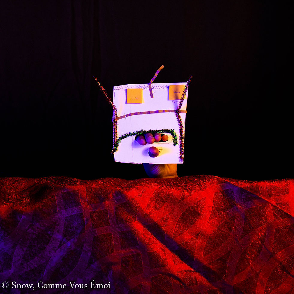 Atelier Puppet Boum : construction et manipulation d'une marionnette en papier kraft