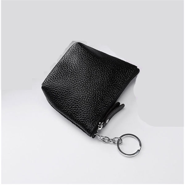 Thumbnail: Leather Double Zipper Wallet