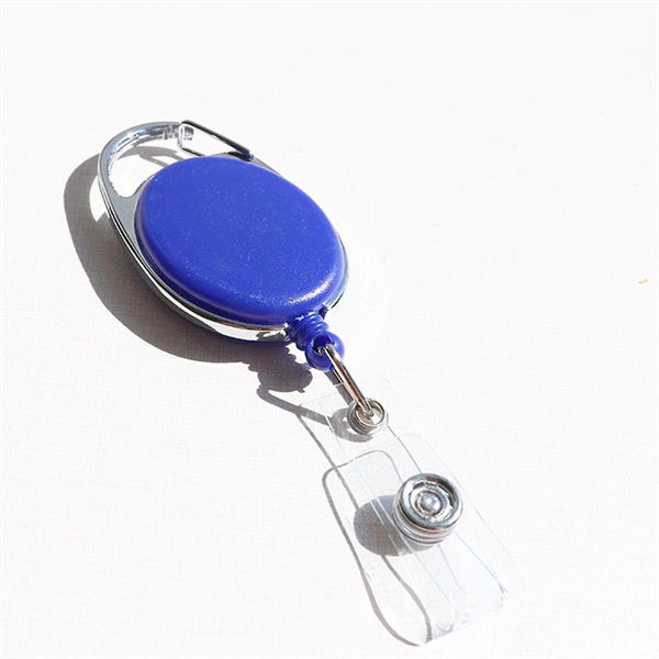 Thumbnail: Cord Color Retractable Carabiner Style Badge Reels