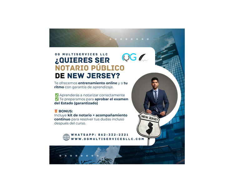 Notary Public New Jersey