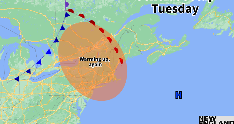 Temperature Roller Coaster Continues for New England