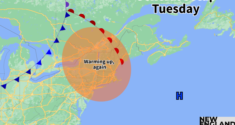 The Warmth is on Once Again for New England