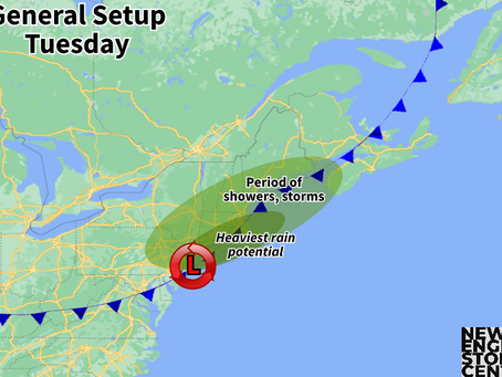 Scattered Storms, Downpours Possible Across Southern New England Today