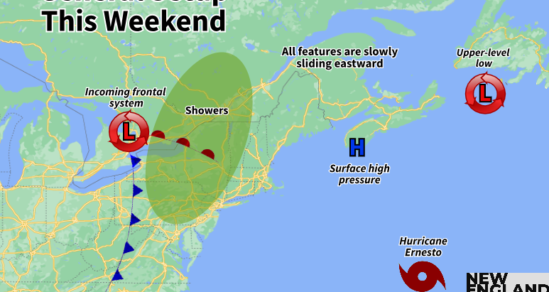 New England's Weather Pattern Slowly Evolves Over the Next Few Days