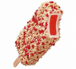 Strawberry shortcake freeze dried ice cream bar