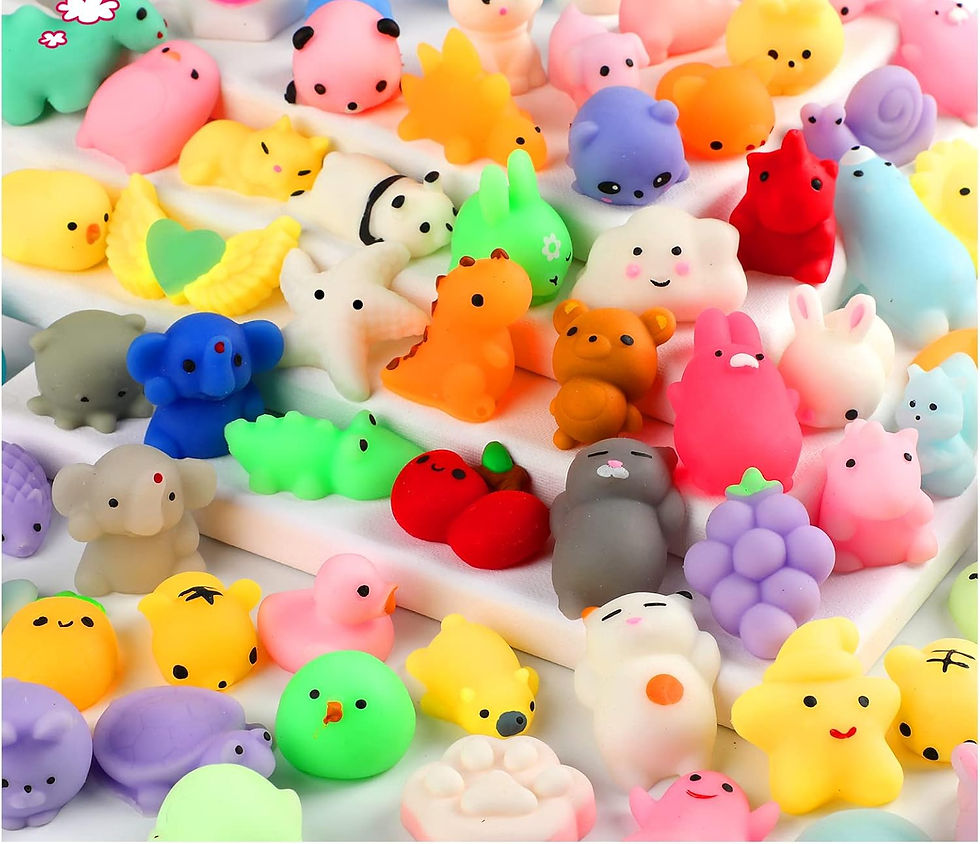 tiny assorted squishes
