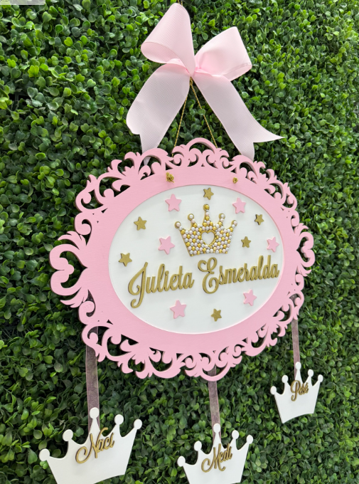 Miniatura: Colgante de maternidad de Corona 10 Princesa Marco calado