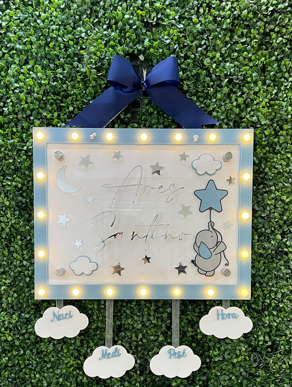 Colgante de maternidad de Elefante 20 elefantito