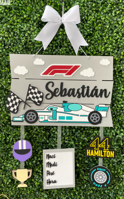 Colgante de maternidad de Fórmula 1 (3) Hamilton