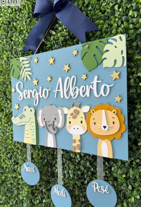 Miniatura: Colgante de maternidad de Safari 36