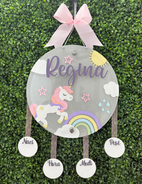 Colgante de maternidad de unicornio 1