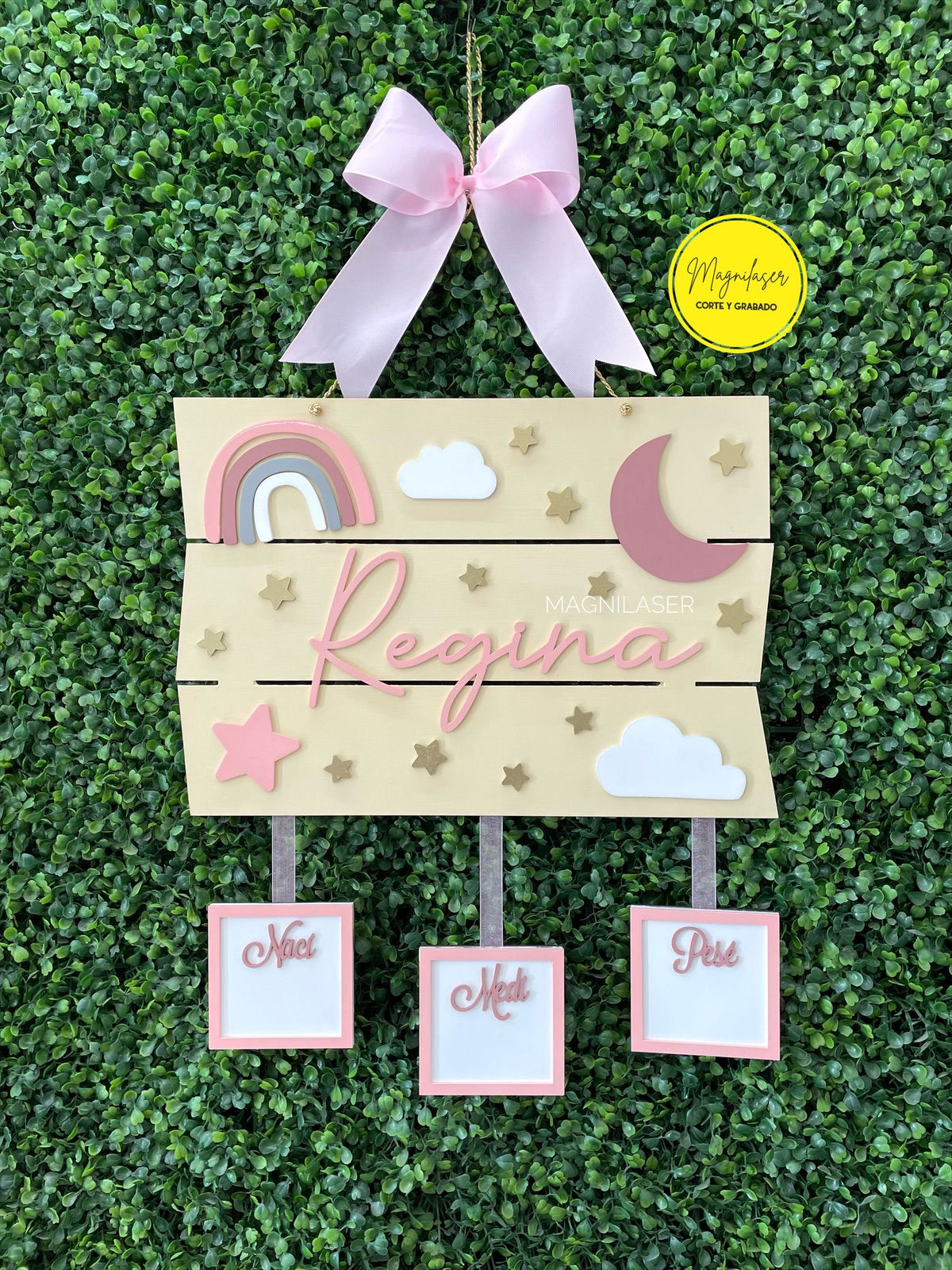 Colgante de maternidad de Arcoiris vintage 11