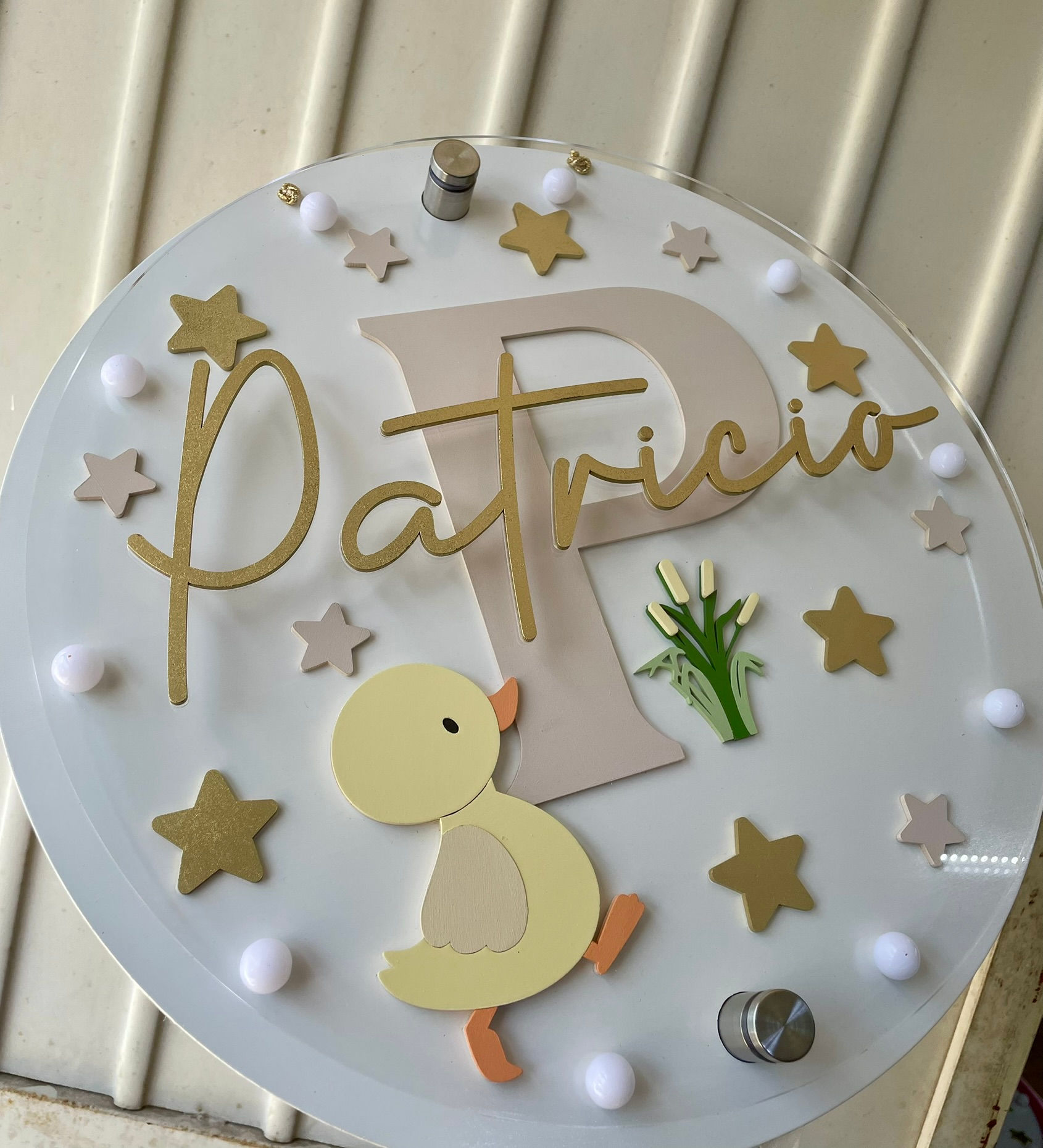 Colgante de maternidad de Pato 3 patito pollito