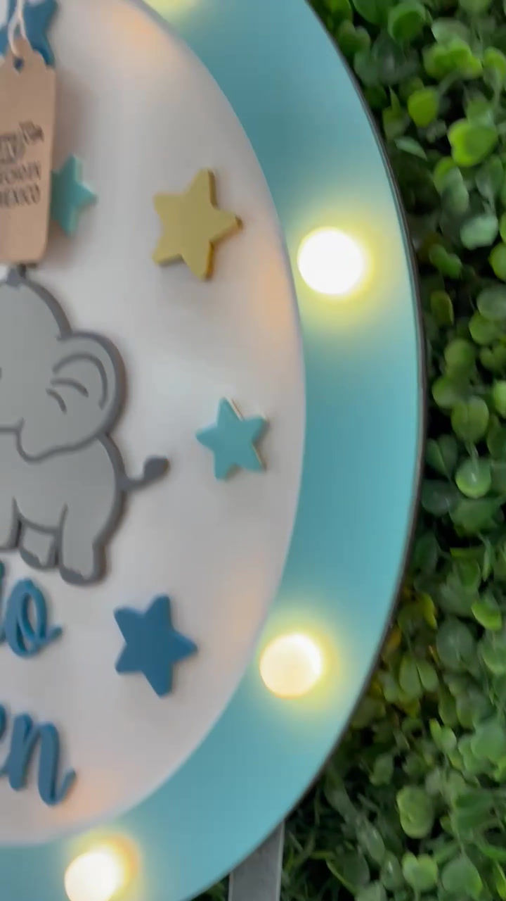 Miniatura: Colgante de maternidad de Elefante 27 elefantito