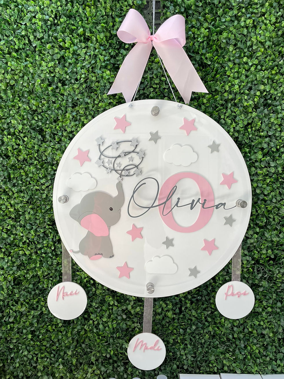 Colgante de maternidad de Elefante 11 elefantita