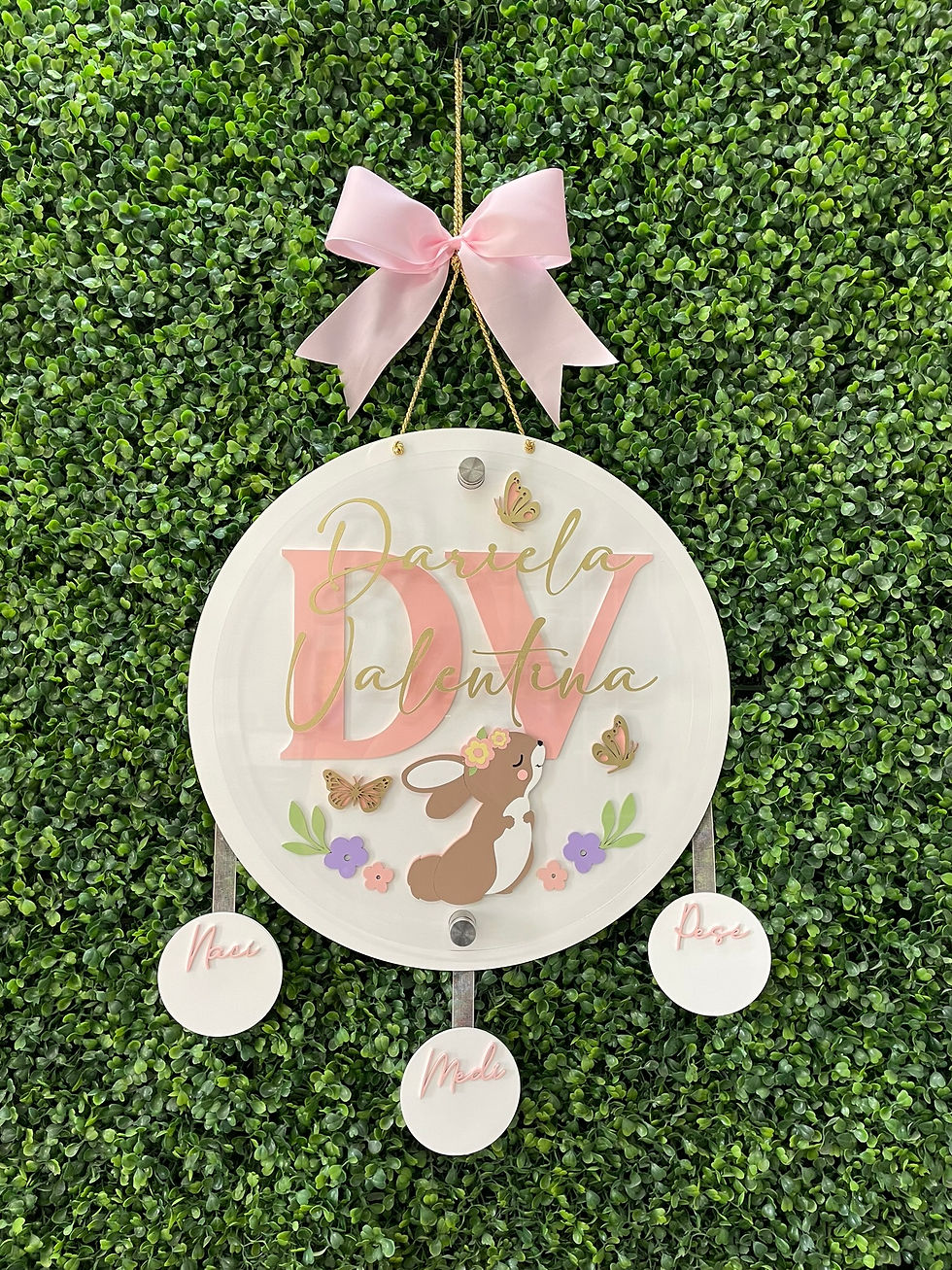 Colgante de maternidad de Coneja 8 Conejita