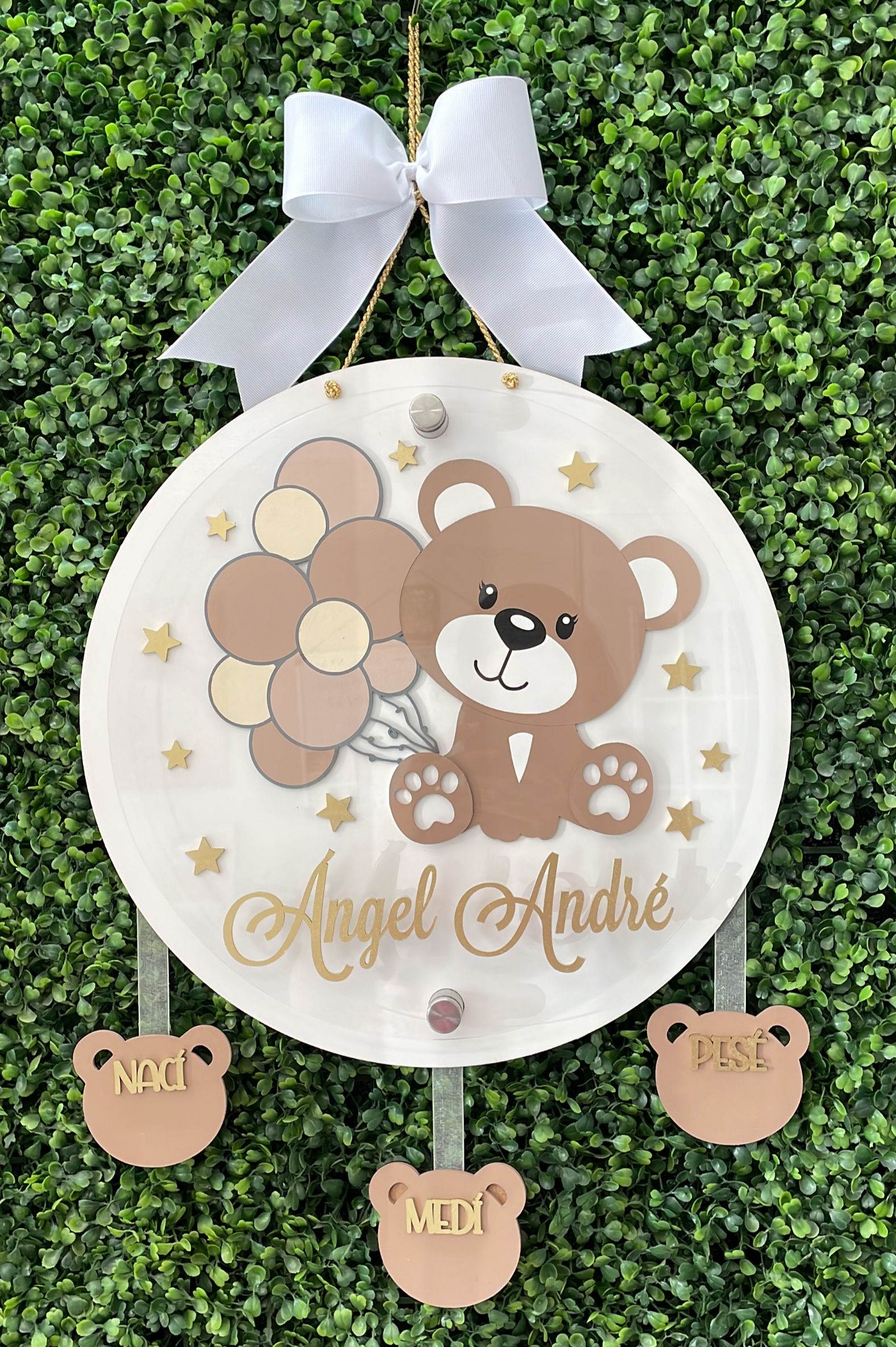Colgante de maternidad en forma de Oso16 Osito
