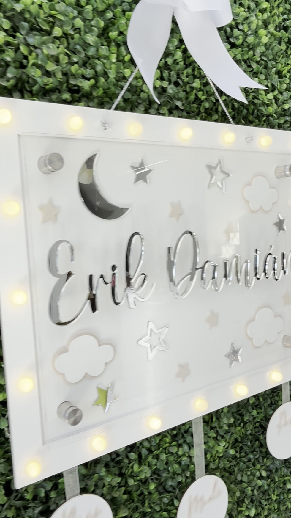 Miniatura: Colgante de maternidad de nubes y estrellas 19
