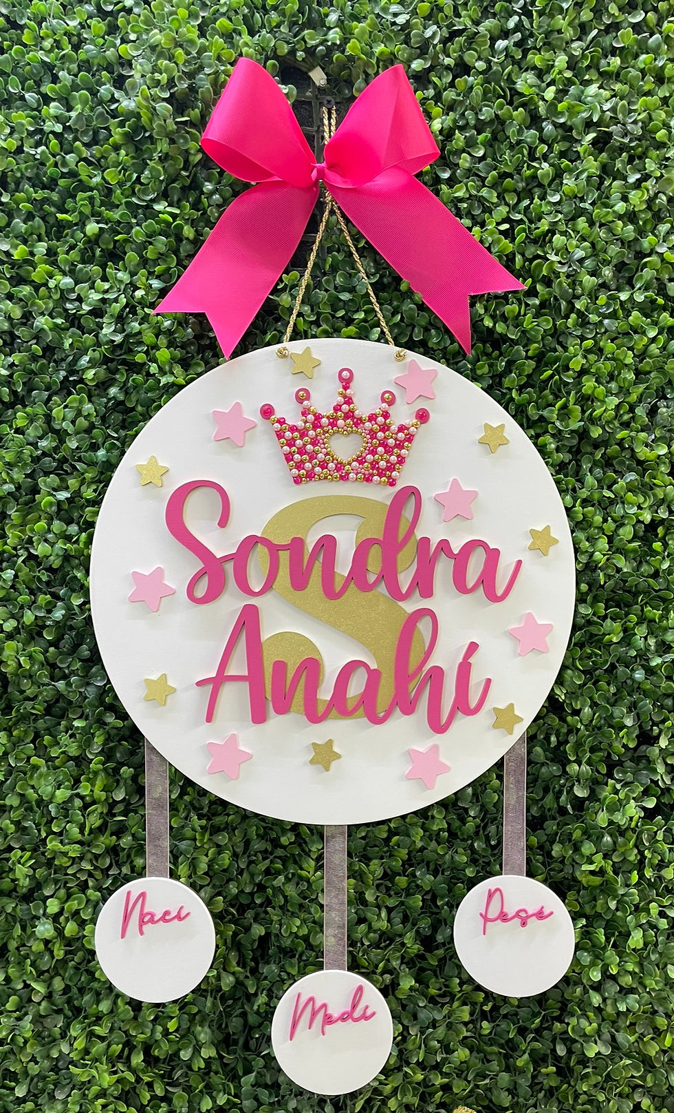 Colgante de maternidad de Corona 6 Princesa