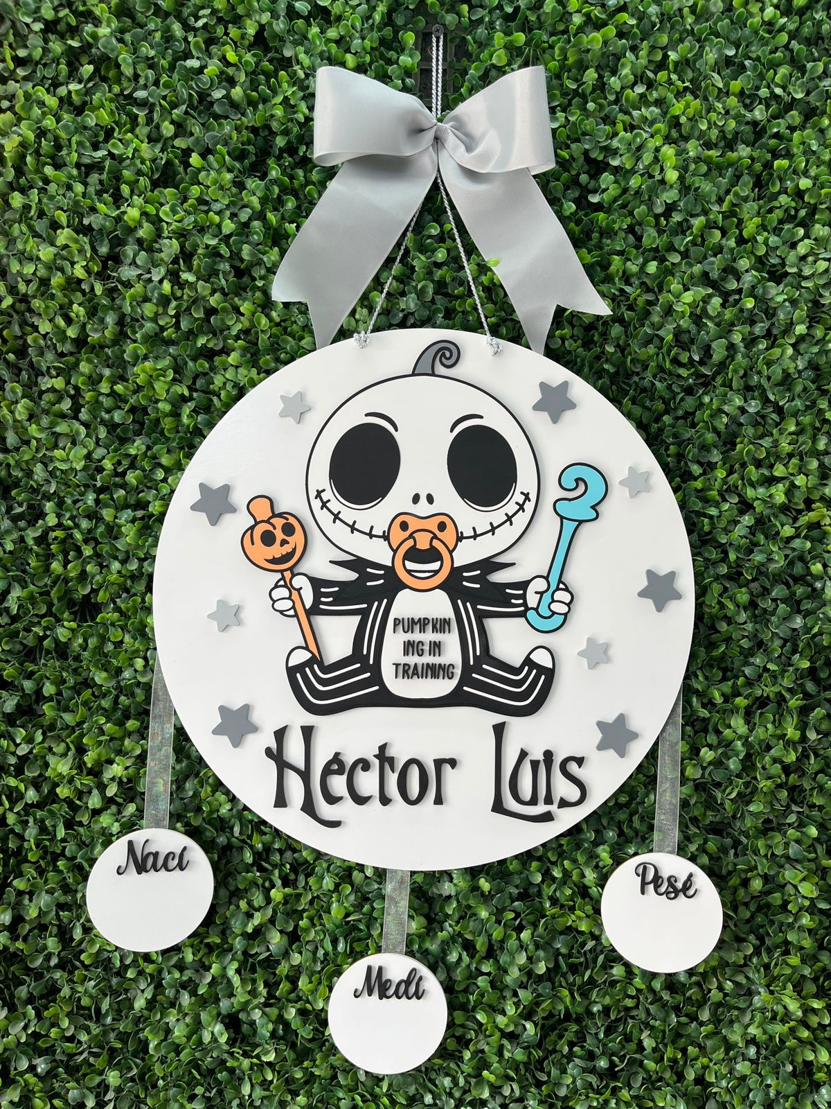 Colgante de maternidad de Baby Jack Skellington