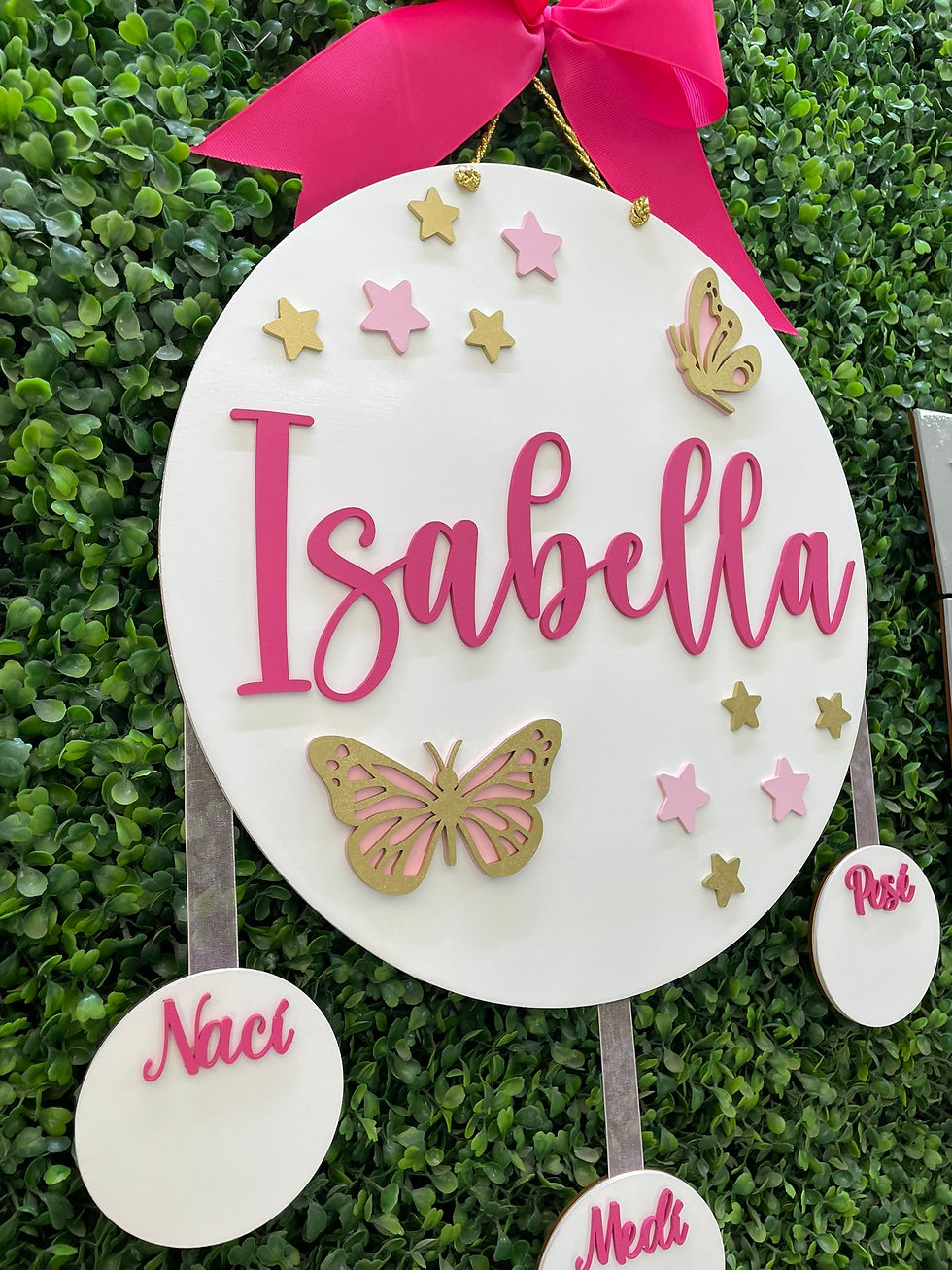 Miniatura: Colgante de maternidad de Mariposas 3
