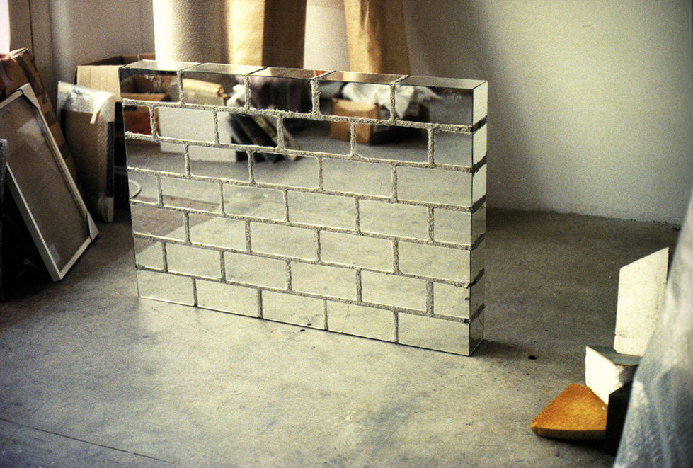 Mirrorglass Wall, 1996
mirror glass modern sculpture