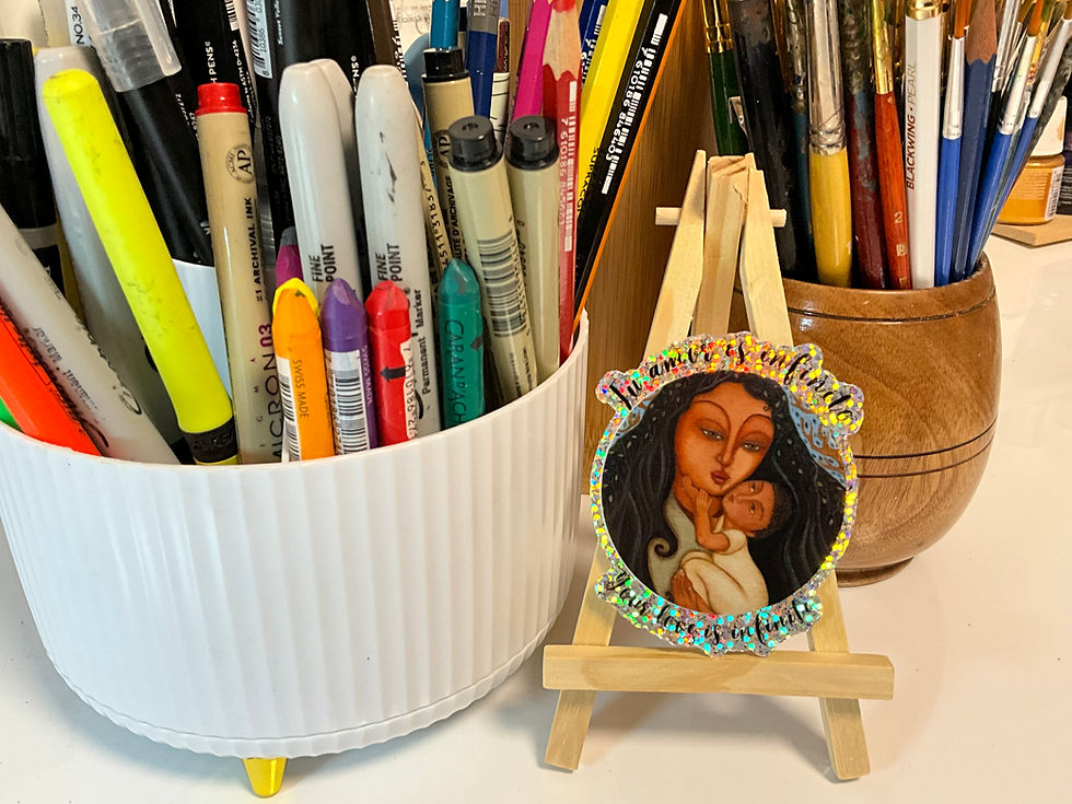 Your Love Is Infinite Glitter Sticker