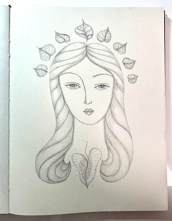 Today’s drawing of Mary Magdalene